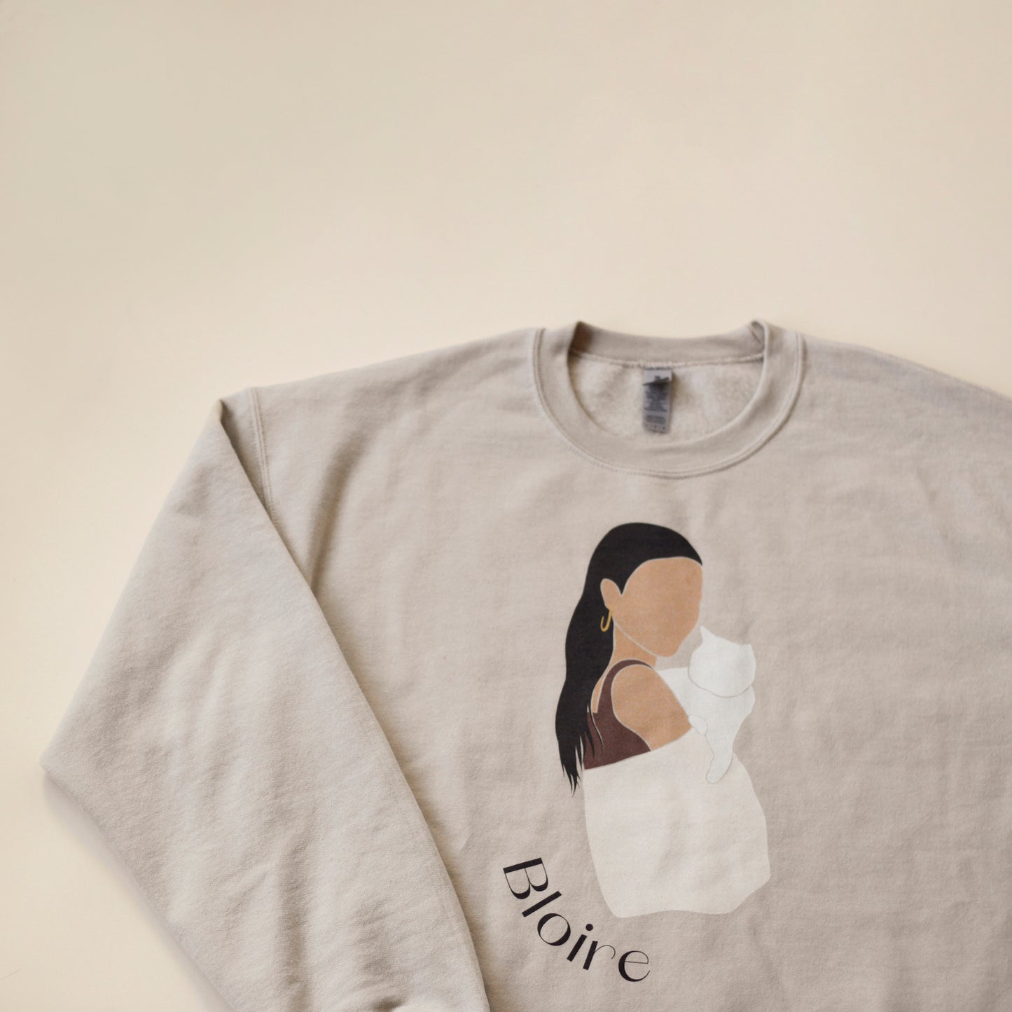 Bloire | Sweatshirt Illustrated for Cat Lover
