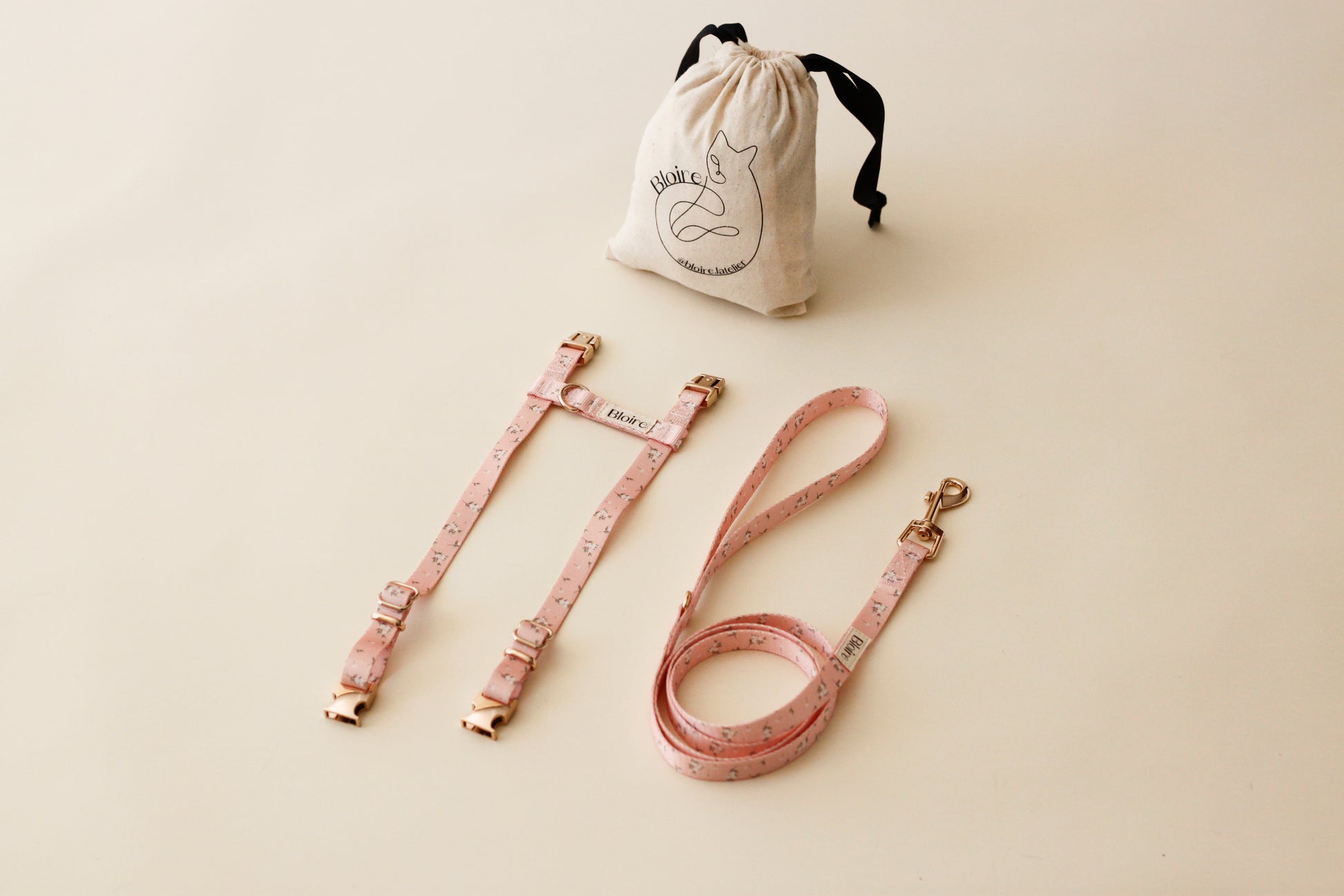 Bloire | Leash and Harness Meadow Kit for Cat